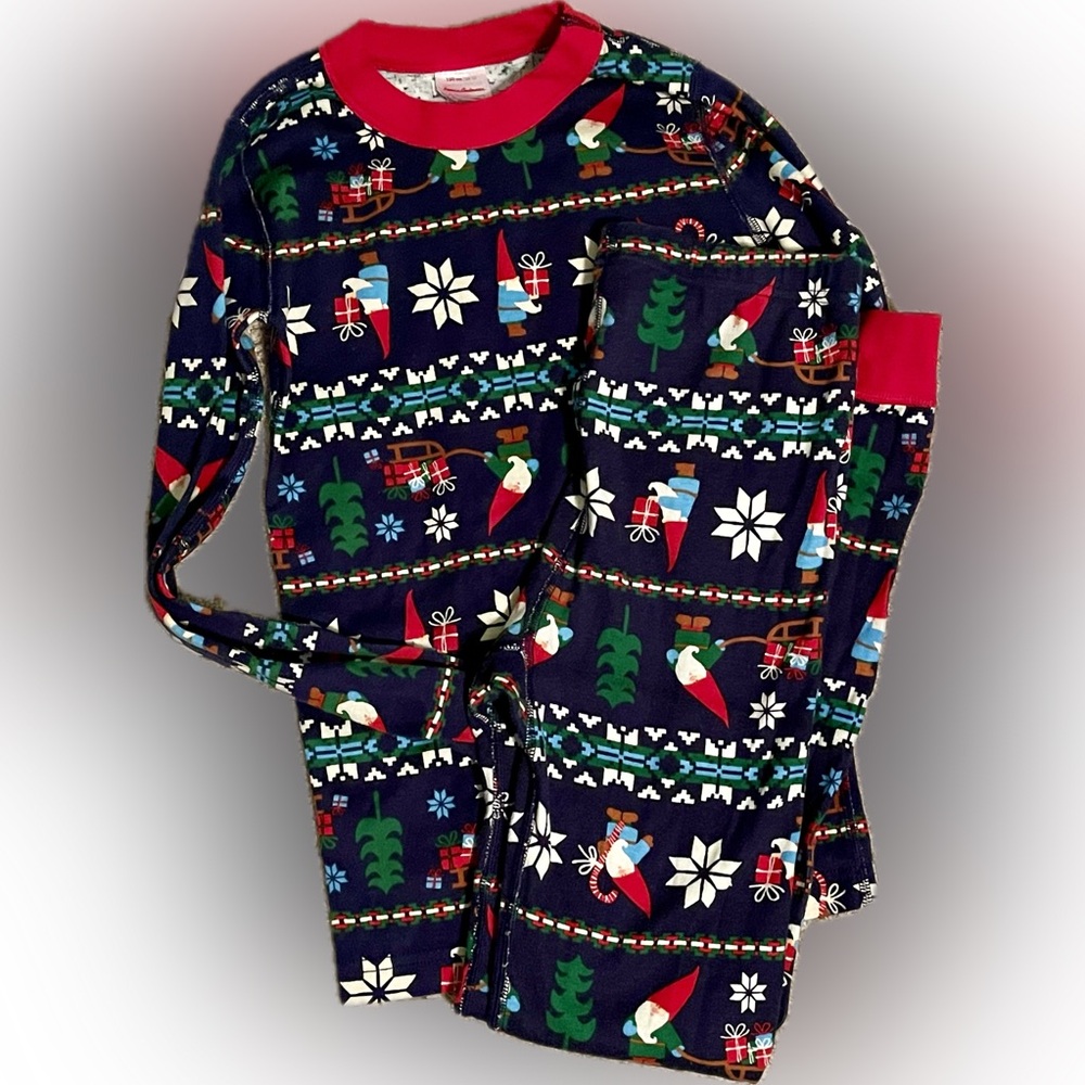 Hanna Andersson Kids Holiday Pajamas Size 150cm